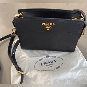 Prada Saffiano Esplanade crossbody bag